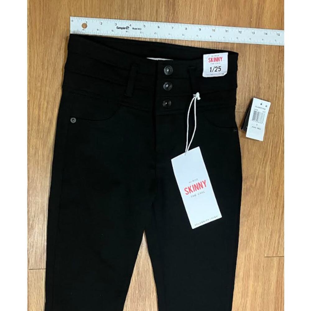 Celebrity Pink Juniors High-Waist Skinny Ponte Pants  1/25 - Picture 5 of 5